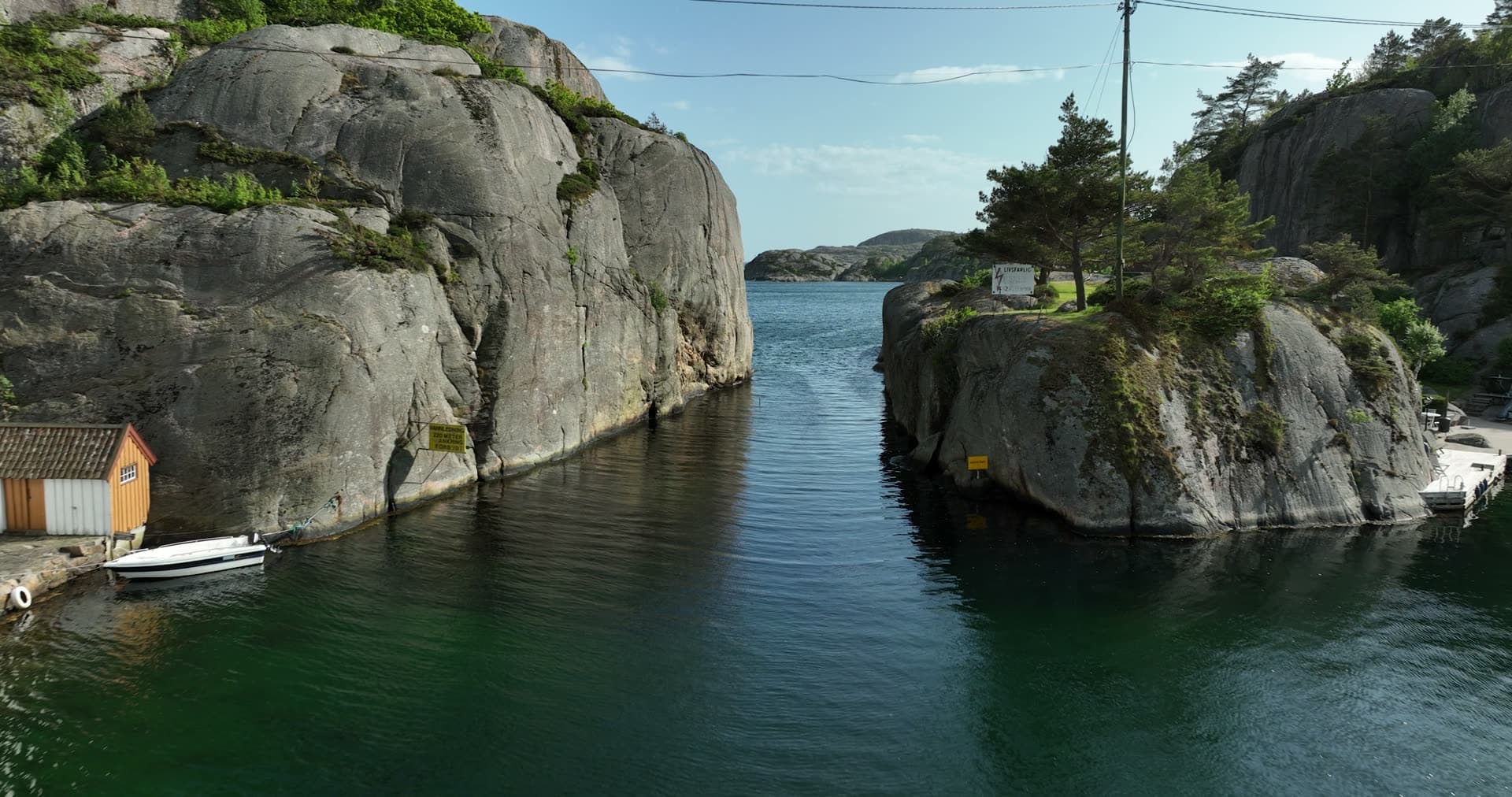 Rocky outcrops and granite cliffs, Ny-Hellesund