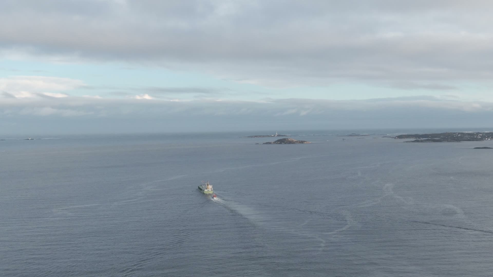 Coast line at sea, Kristiansand