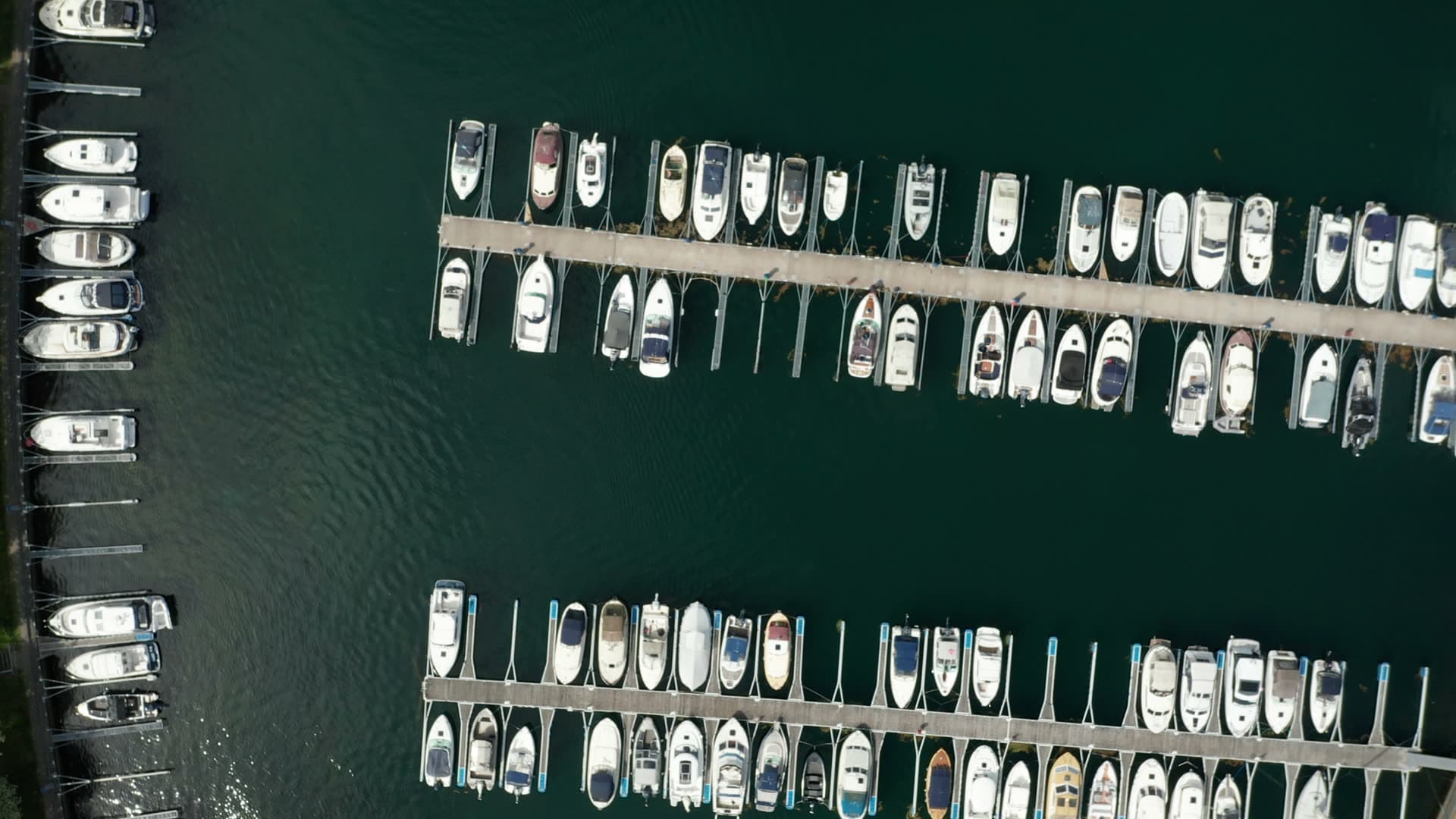 Marina with moored boats and yachts, Stavanger