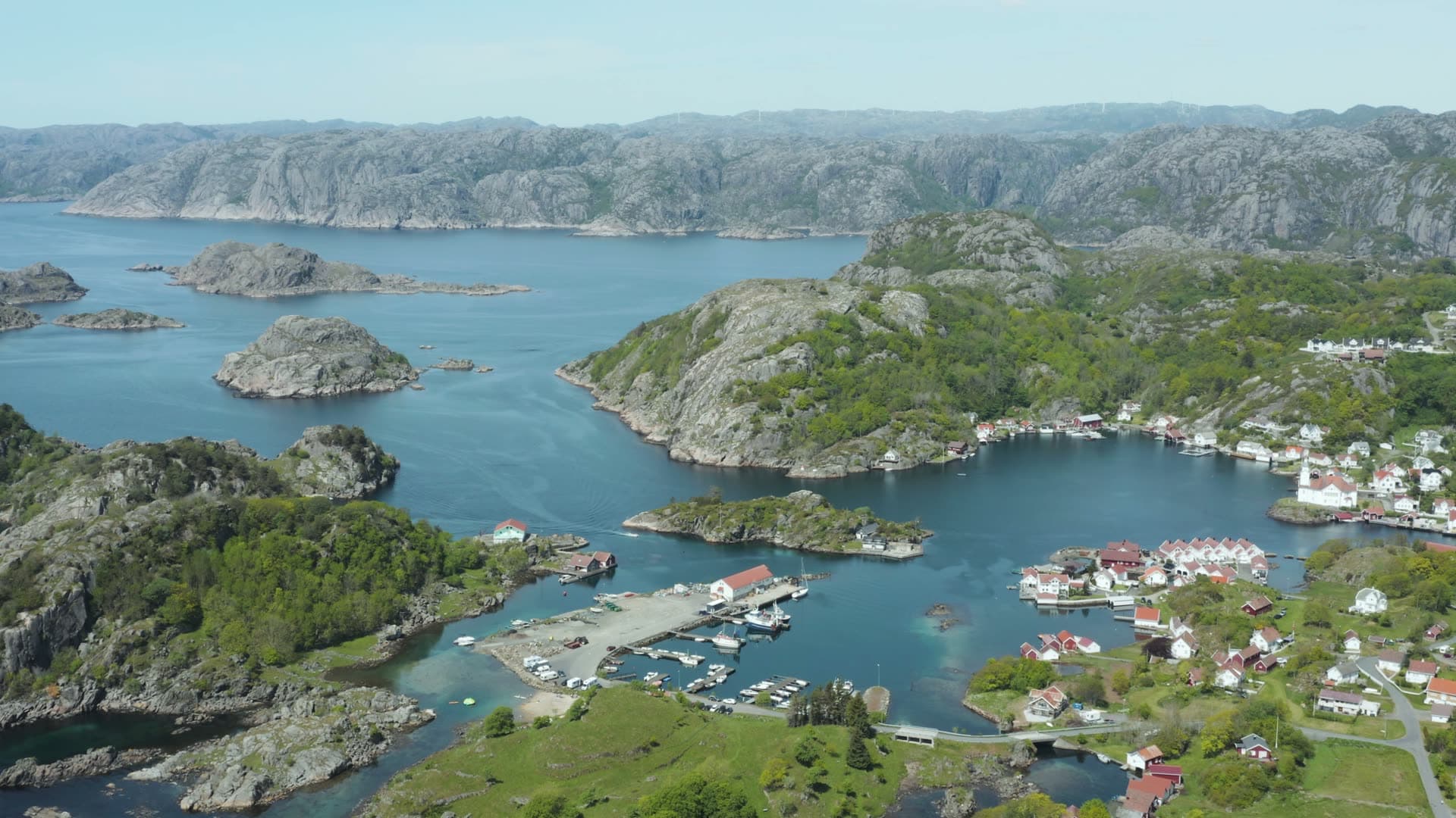 Lofoten Islands coastal fishing village, Hågåsen kystbatteri